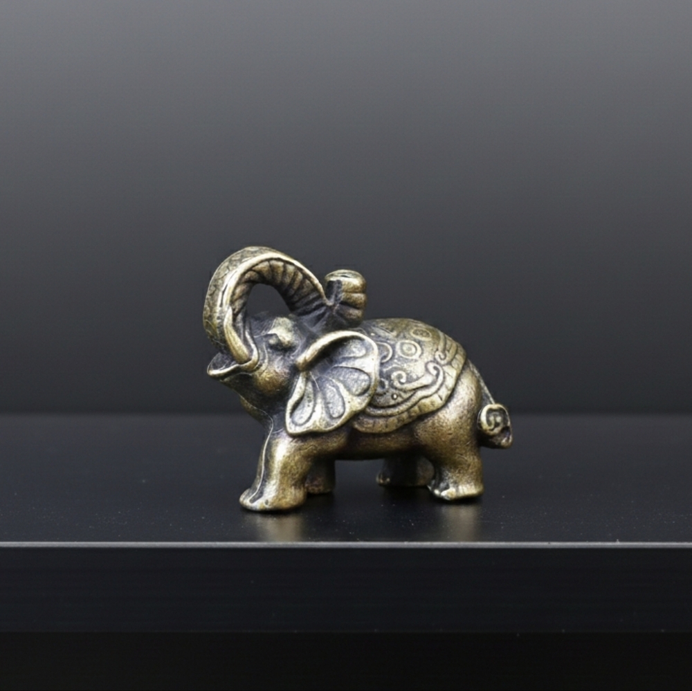 NEW Bronze Elephant Incense Holder